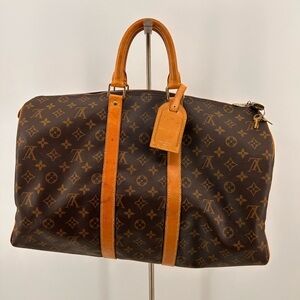 Louis Vuitton Vintage Boston Bag Carryall 45 Monogram SD0926 tote Classic